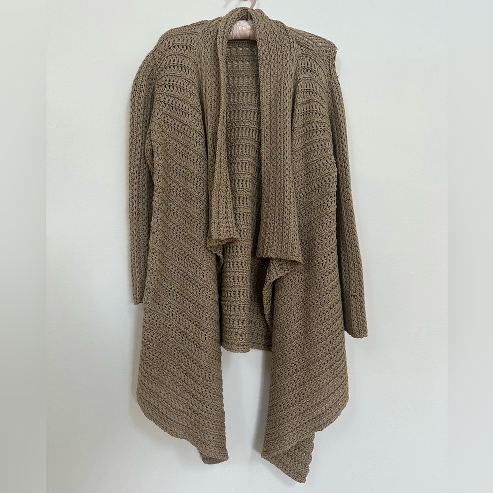 Lafayette 148 Open Front Knit Cardigan Size M
